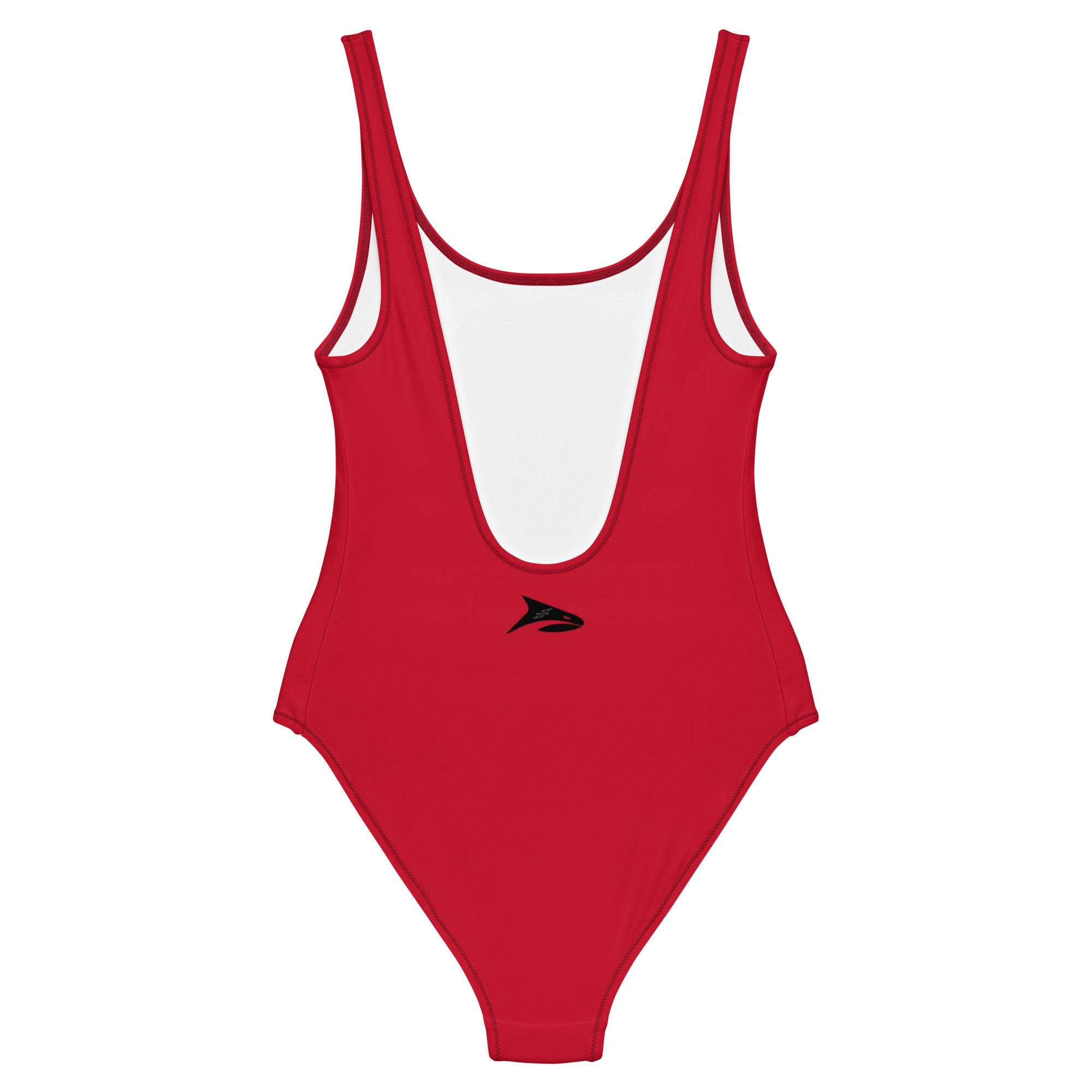 LEGACY One-Piece Swimsuit - Red | Black Lettering