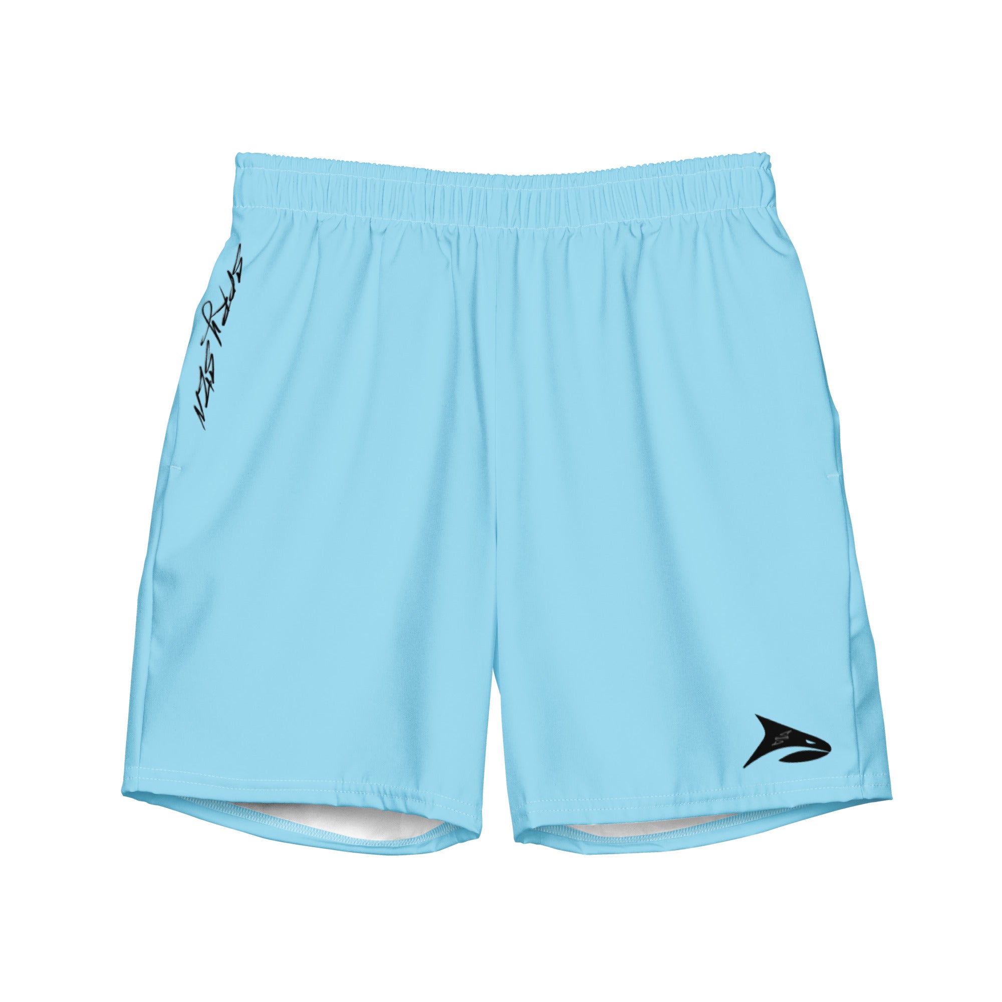 SPRY SZN Black Shark Men's Columbia Blue Swim Trunks