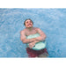 Adult using Asiwo Mako kickboard to float in pool.