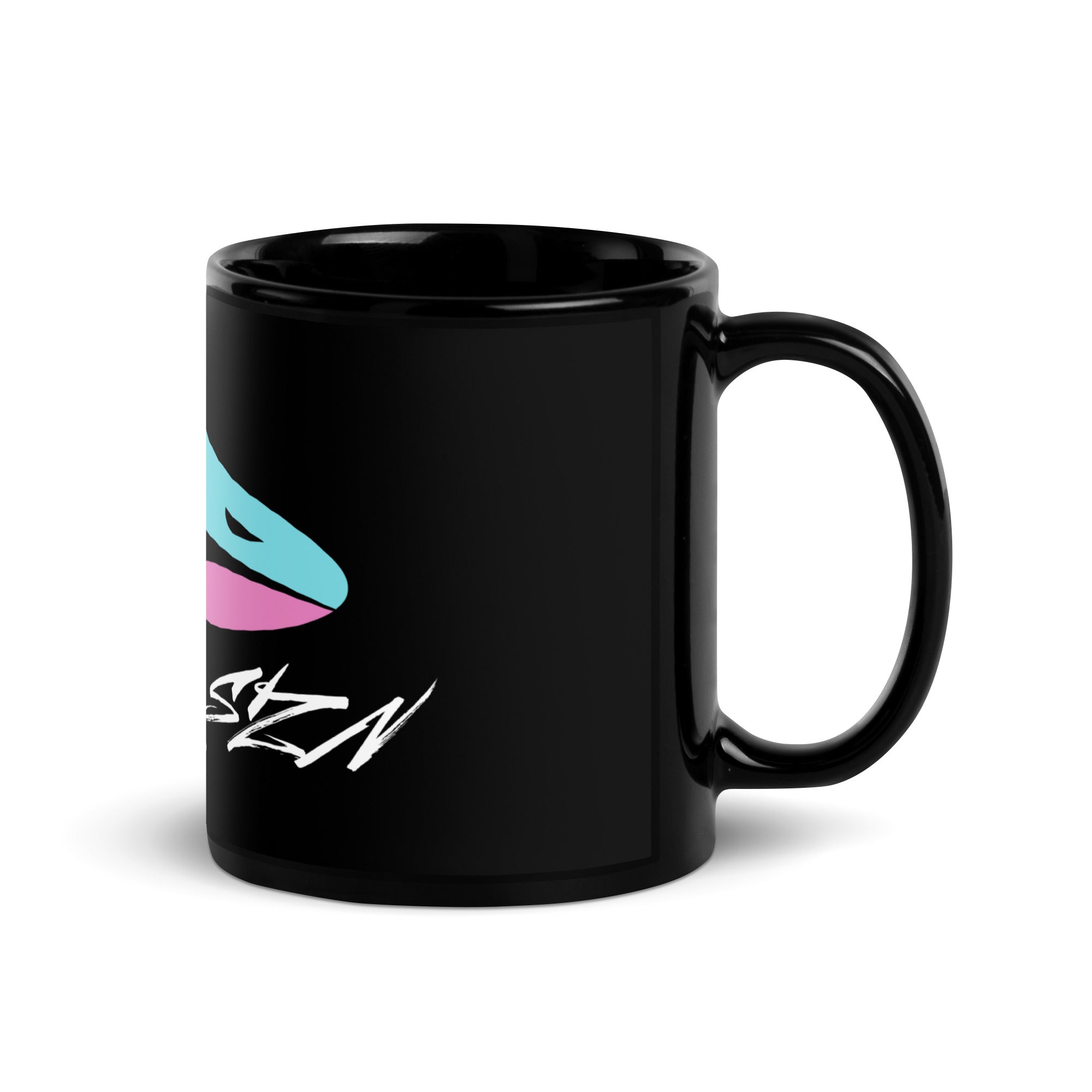 SPRY SZN Legacy Shark White Lettering Glossy Ceramic Mug