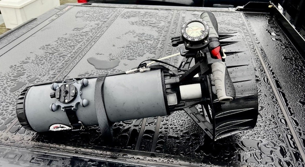 Dive Xtras BlackTip T-Handle and Compass Mounted by Catz Design