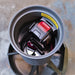 Power tool batteries installed in Dive Xtras BlackTip underwater scooter tube.
