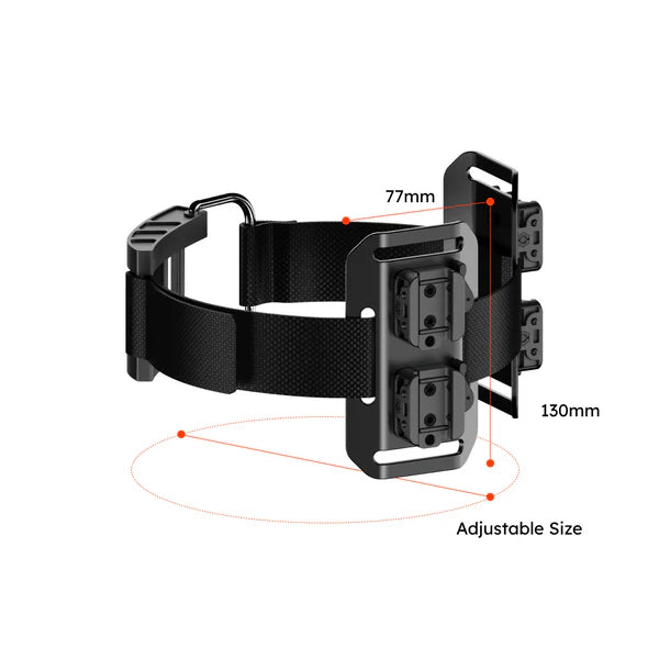 LEFEET P1 Scuba Tank Mount dimensions.