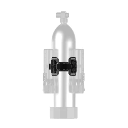 LEFEET P1 Scuba Tank Mount mocked up.