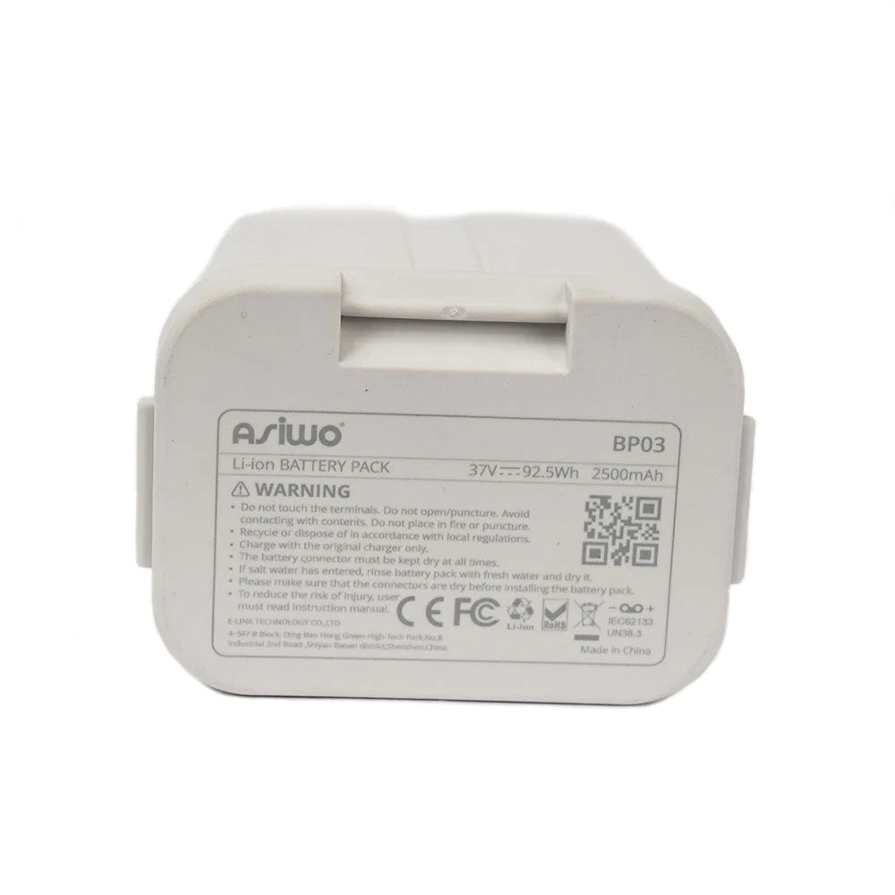 Asiwo Mako electric board battery bottom.