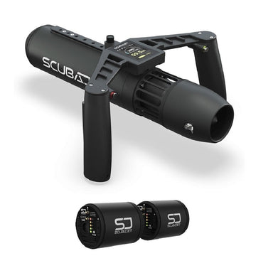 SCUBAJET PRO Dive Kit underwater scooter with Smart Batteries.