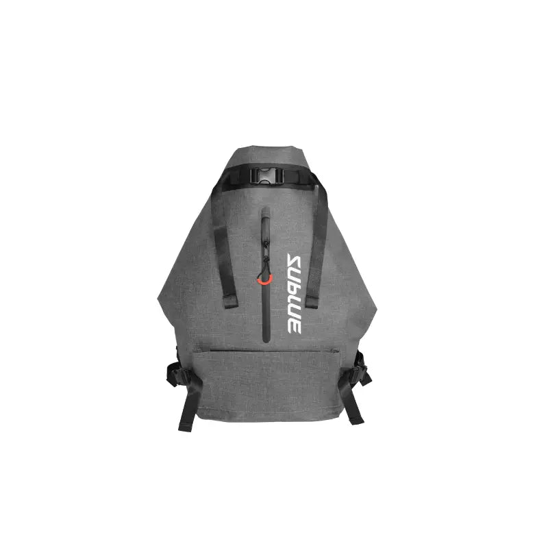 Sublue 30L Waterproof Backpack front top rolled to the rear