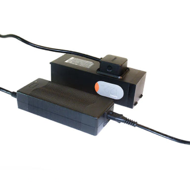 Sublue WhiteShark MixPro Battery on charge with rapid battery charger.