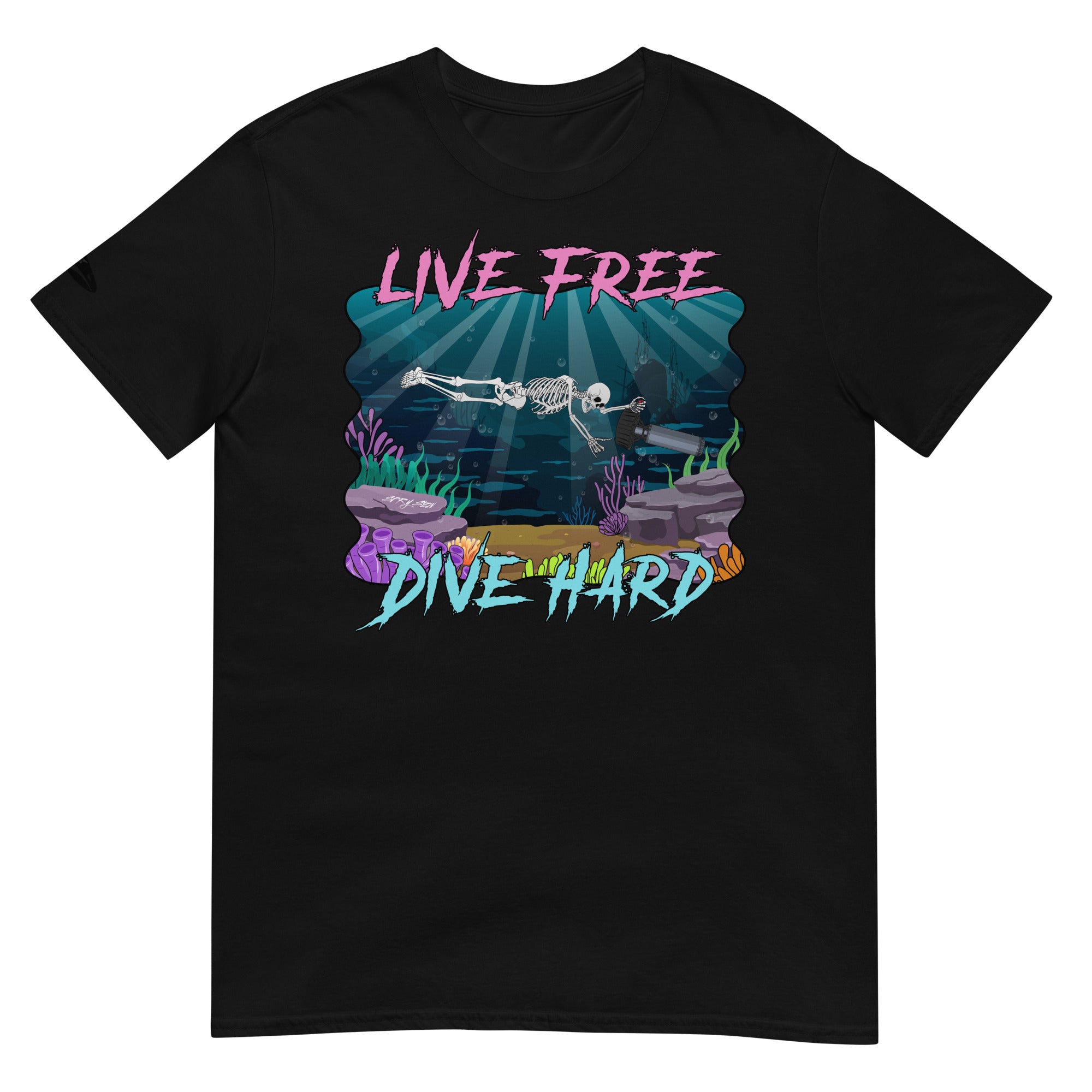 SPRY SZN Live Free Dive Hard T-Shirt