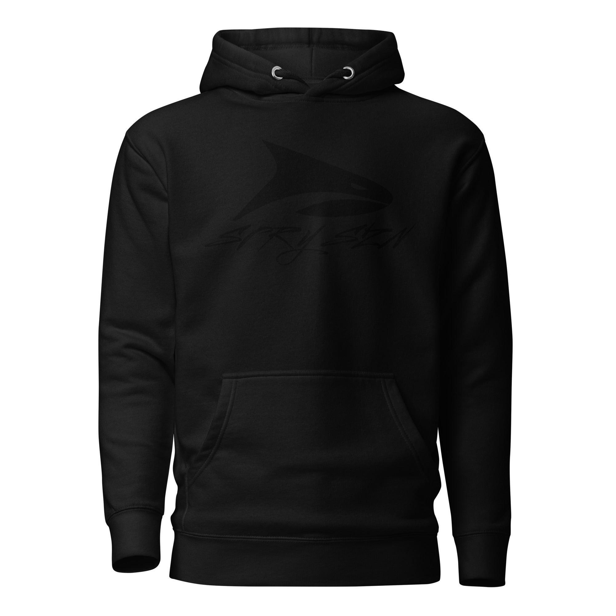SPRY SZN Black Shark Pullover Hoodie