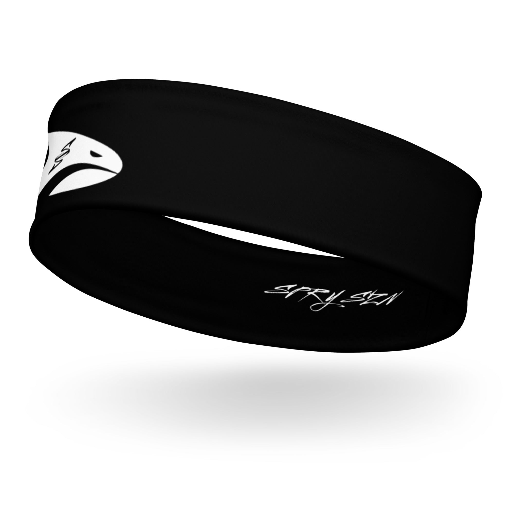 SPRY SZN White Shark Black Fitness Headband