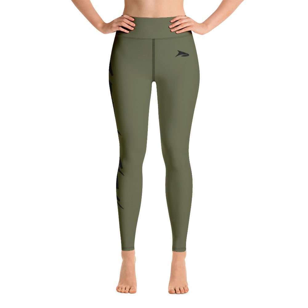 SPRY SZN Black Shark Saratoga Athletic Leggings