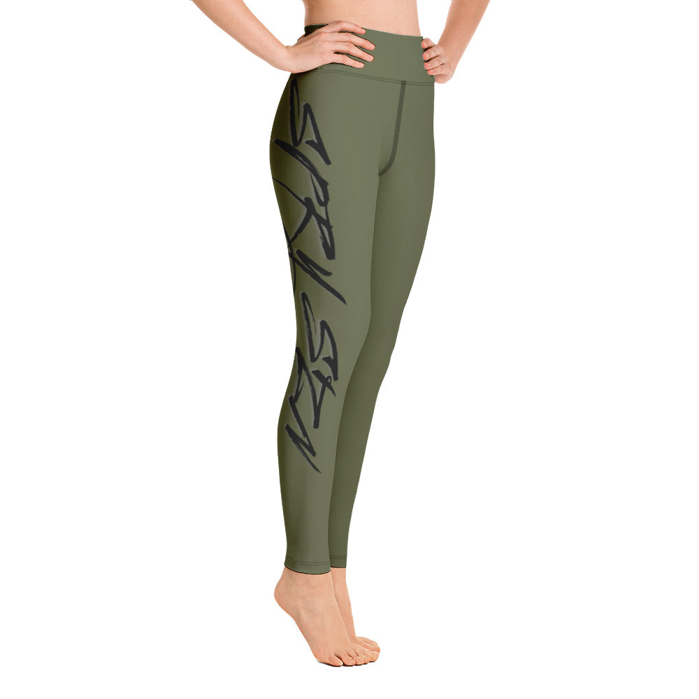 SPRY SZN Black Shark Saratoga Athletic Leggings