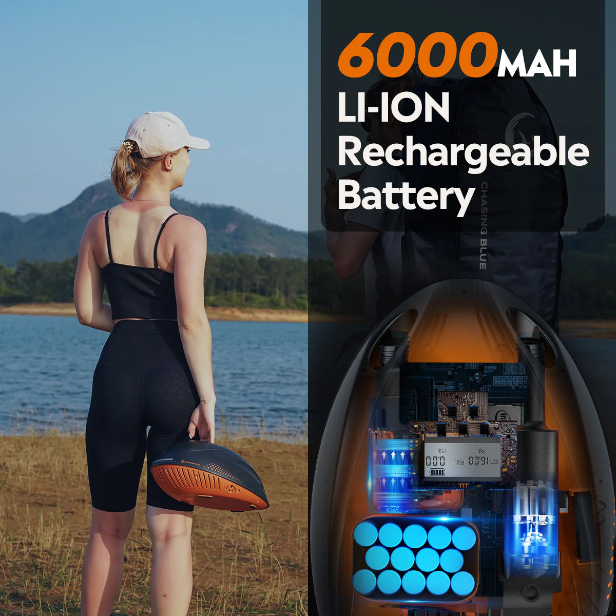 Outdoor Master Whale Electric 12V Rechargeable SUP Pump