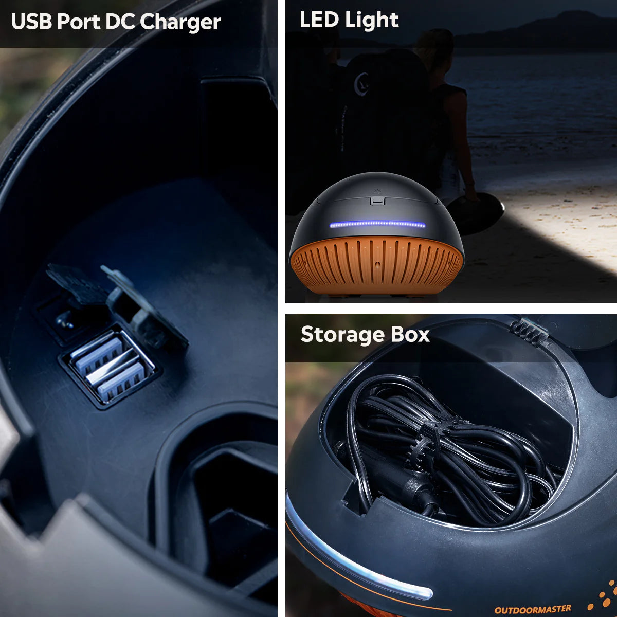 Outdoor Master Whale Electric 12V Rechargeable SUP Pump