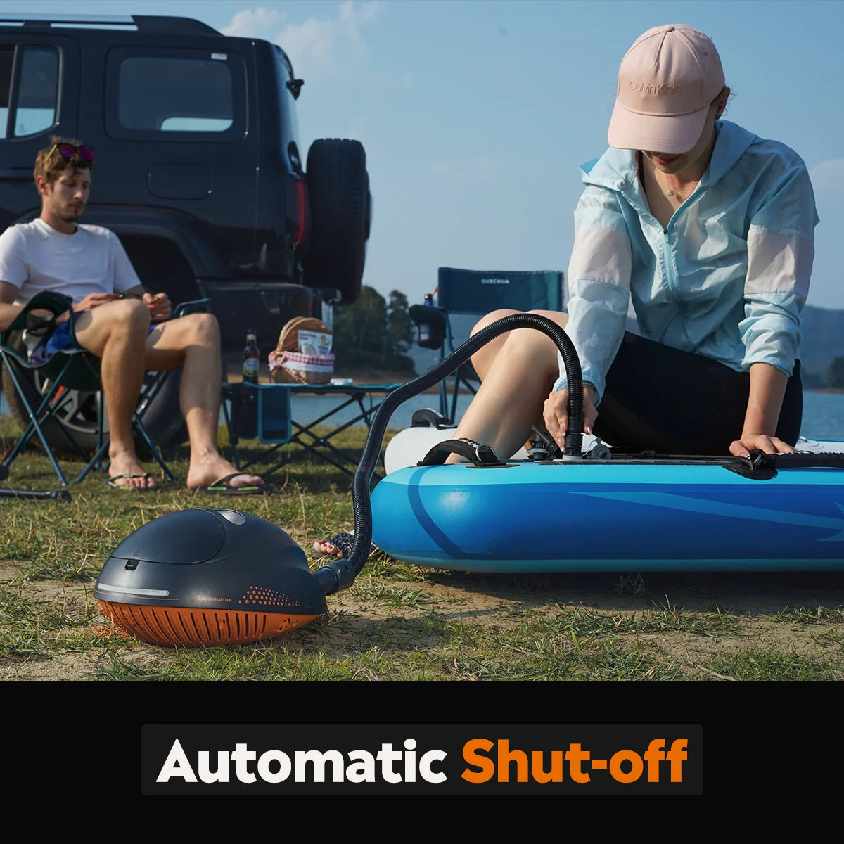 Outdoor Master Whale Electric 12V Rechargeable SUP Pump