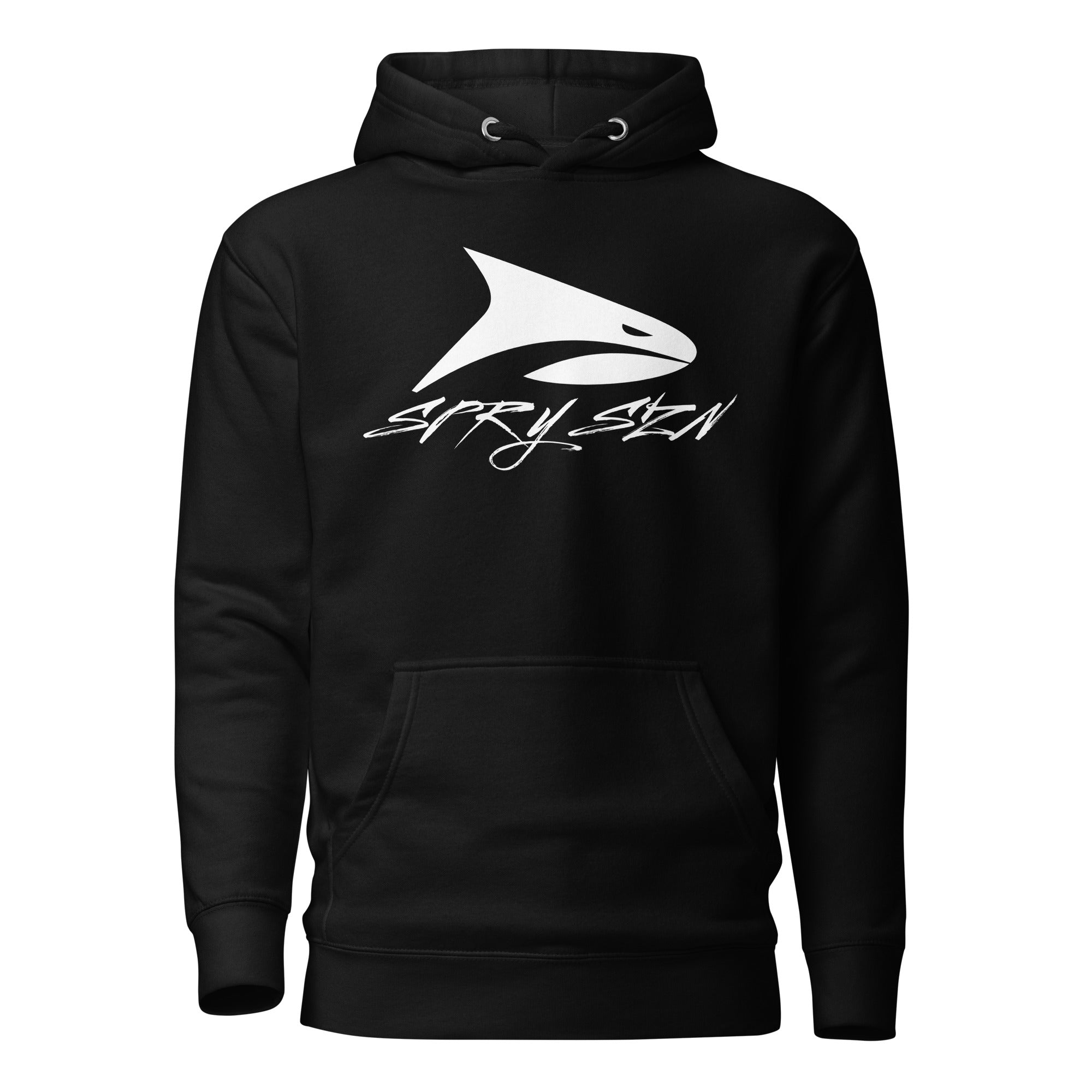 SPRY SZN White Shark Pullover Hoodie