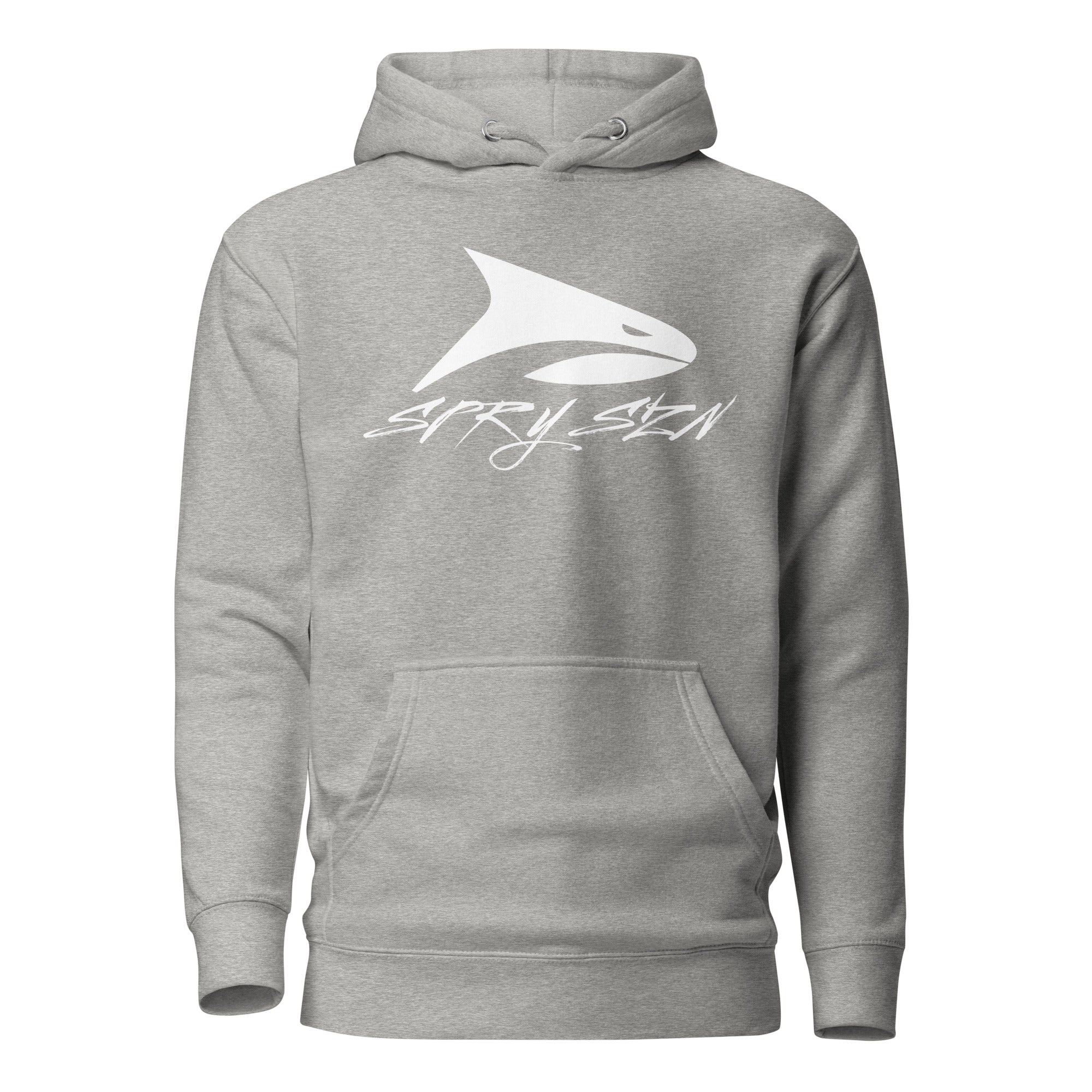 SPRY SZN White Shark Pullover Hoodie