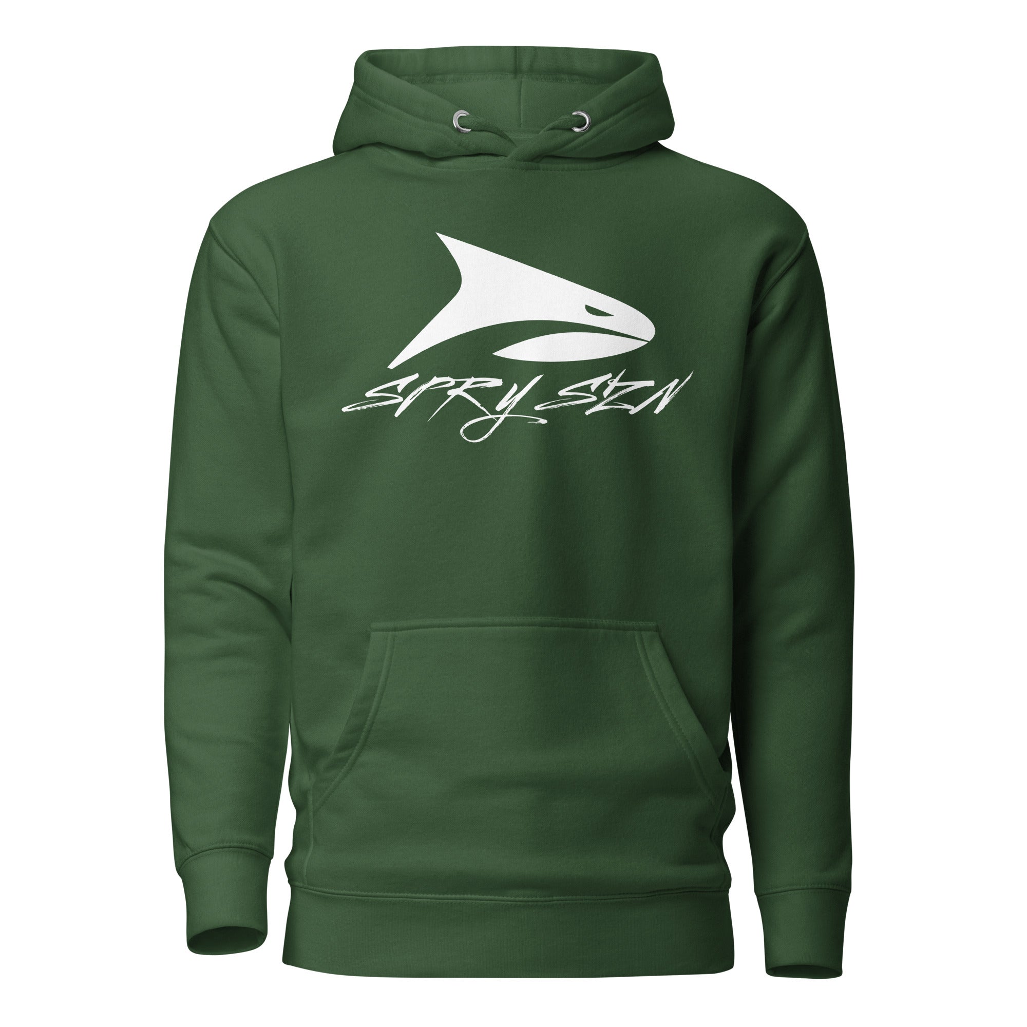 SPRY SZN White Shark Pullover Hoodie