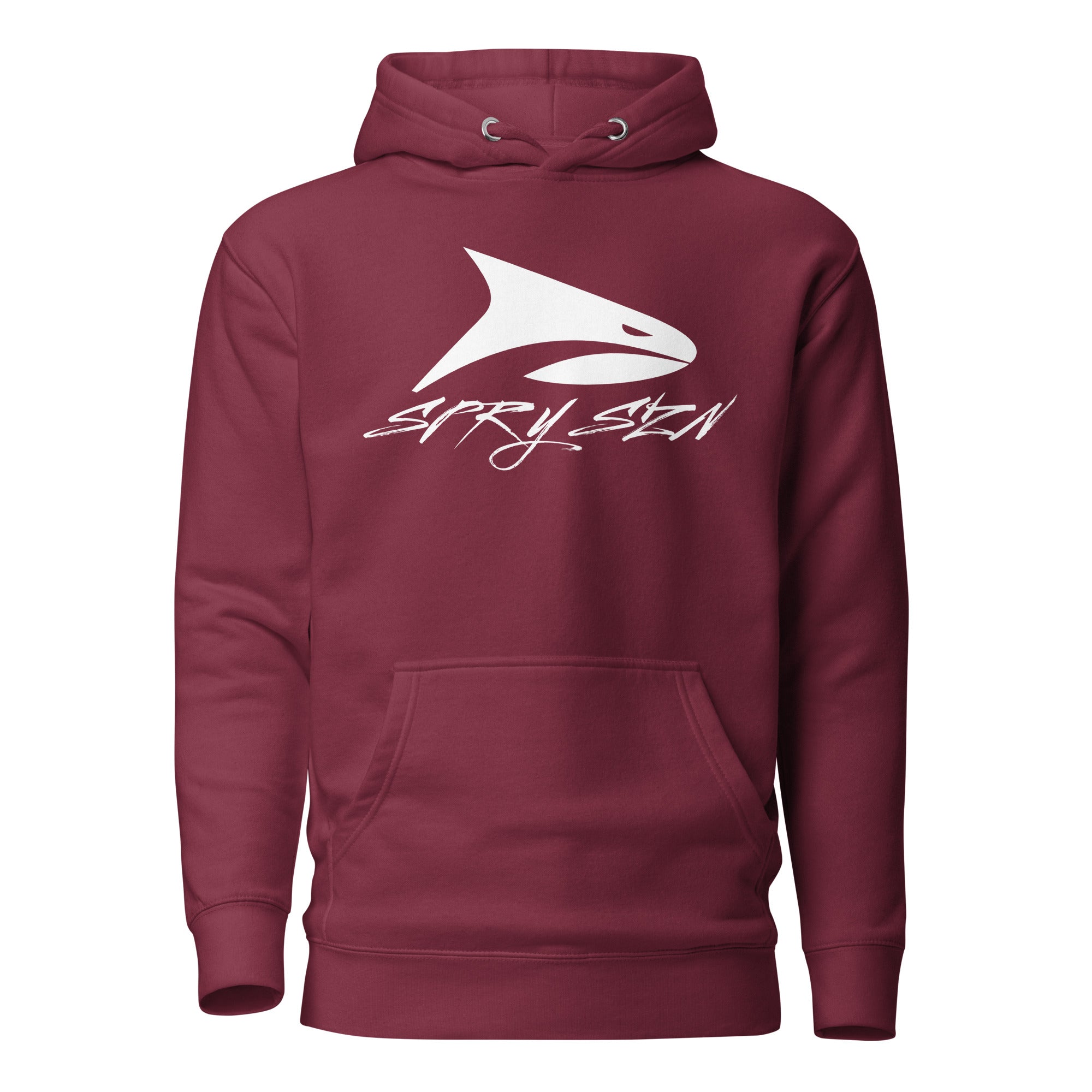 SPRY SZN White Shark Pullover Hoodie