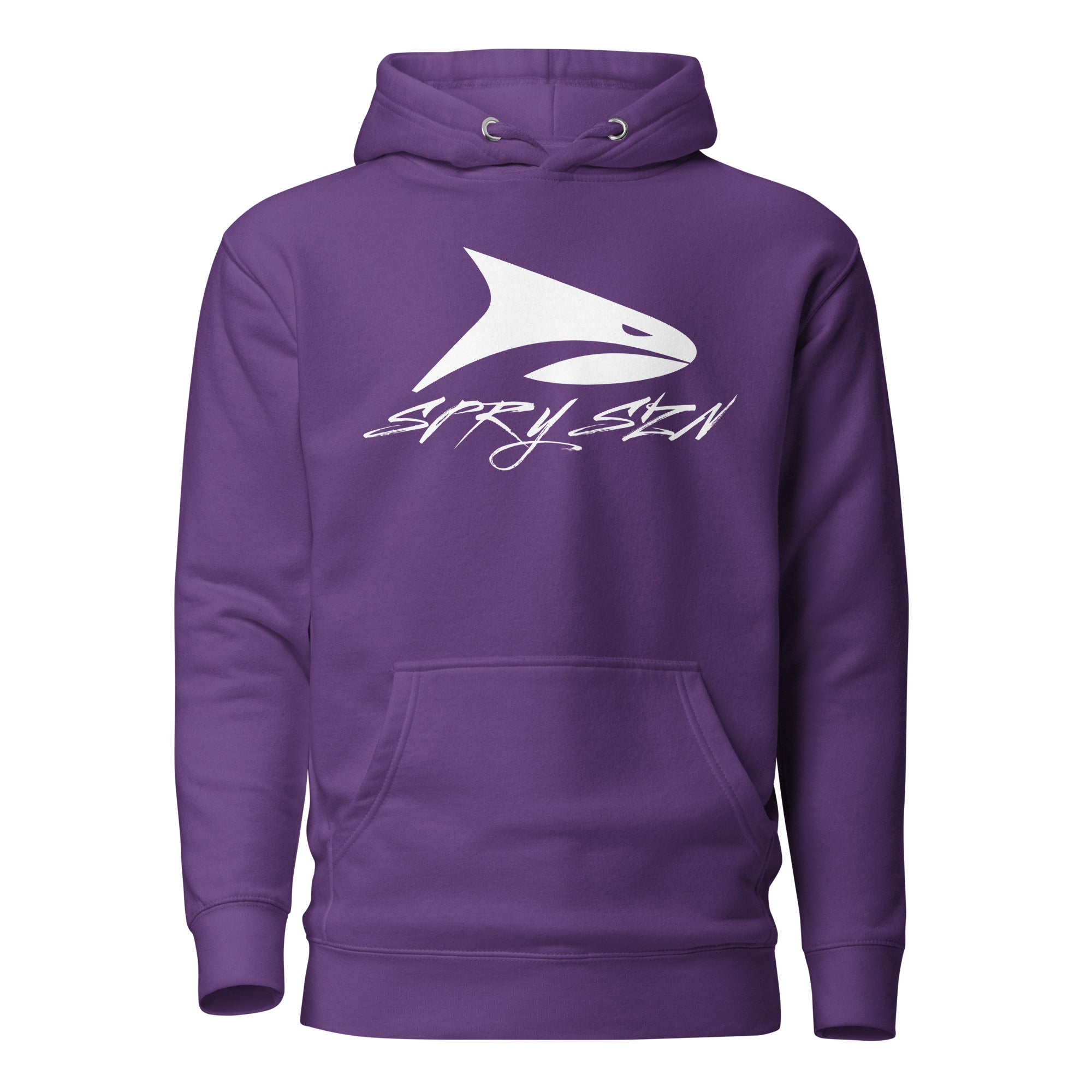 SPRY SZN White Shark Pullover Hoodie