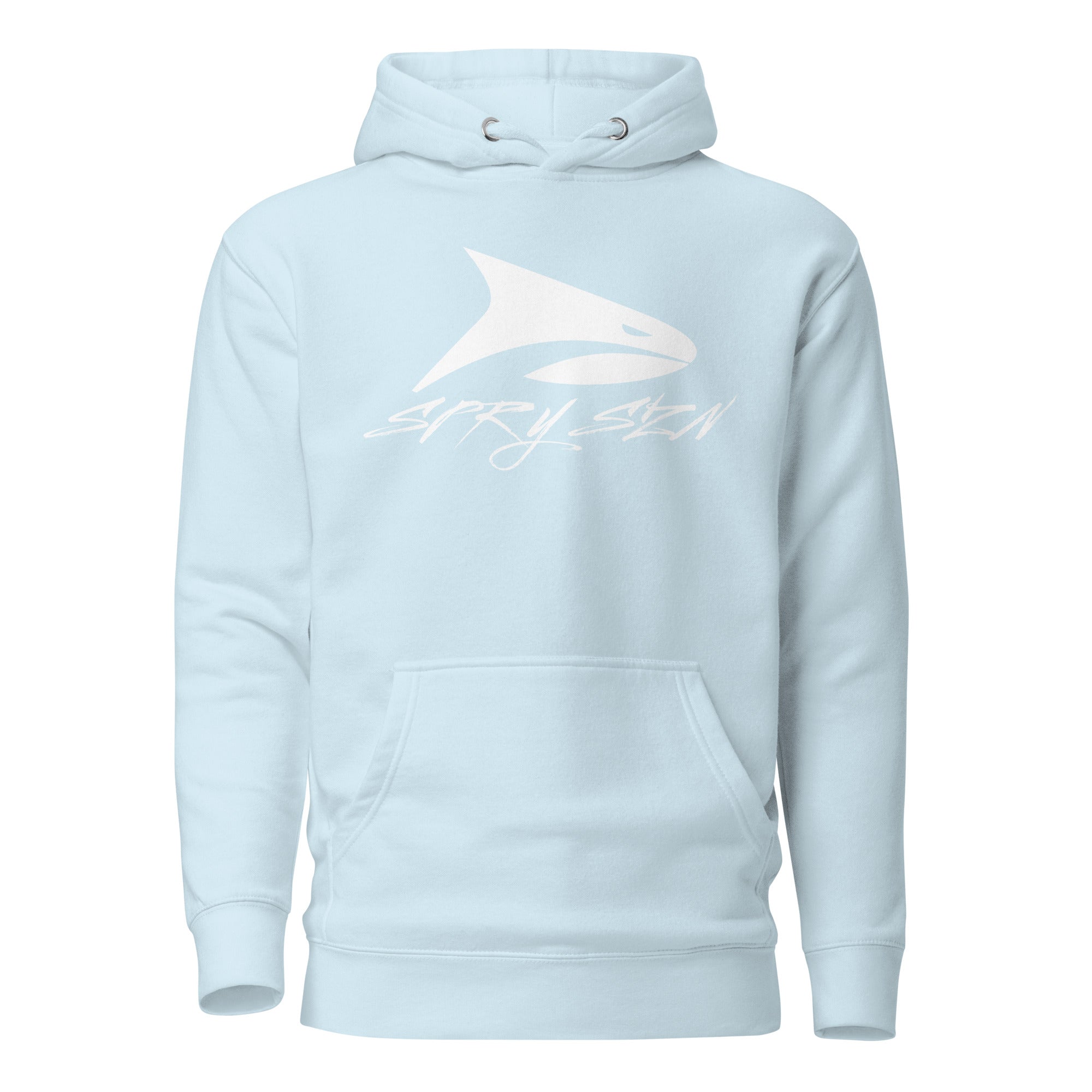SPRY SZN White Shark Pullover Hoodie