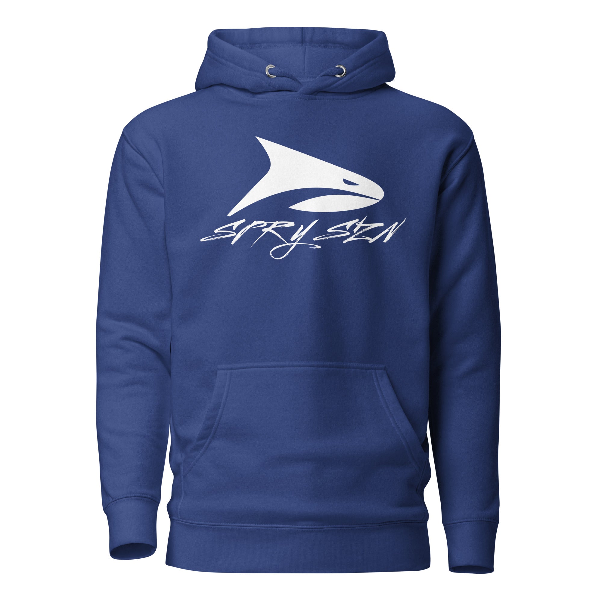 SPRY SZN White Shark Pullover Hoodie