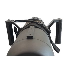 AQUABOOST DPV-1 COMPACT Underwater Scooter display stand mounting strap front