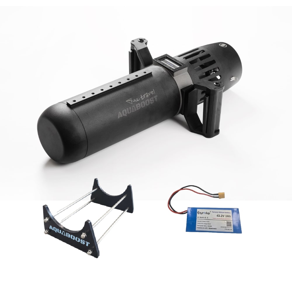 Aquaboost DPV-1 TRAVEL Underwater Scooter with Display Stand and Single Spare Battery