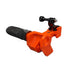 Catz Design Dive Xtras BlackTip T-Handle Grip with GoPro Mount in orange.