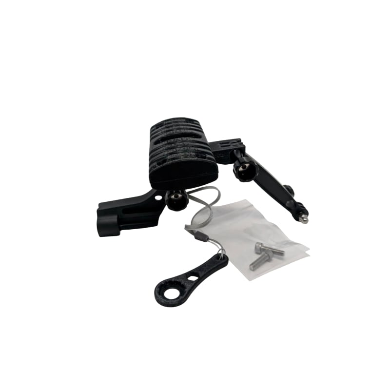 Dive Xtras CudaX Anodized Aluminum Mount Kit in Black