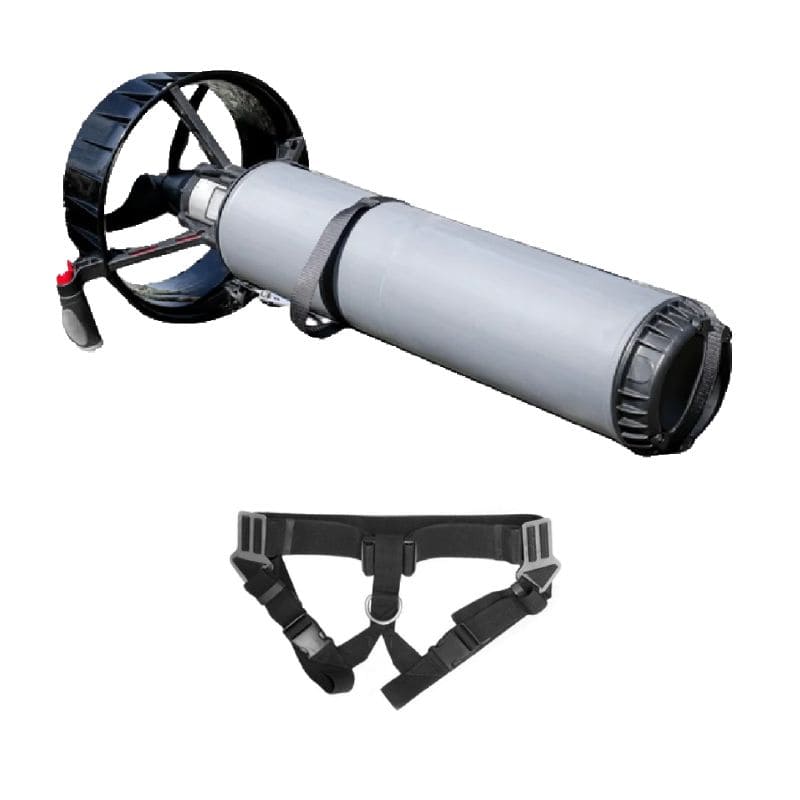 Dive Xtras BlackTip EXPLORATION bundled with 3-Point Tow Harness