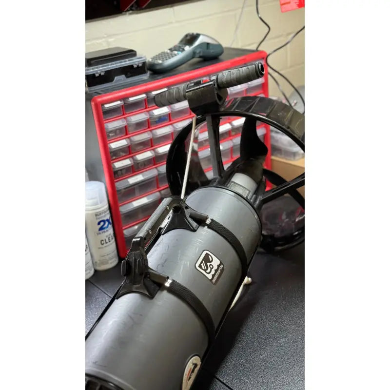 DiverCraft3D BlackTip DPV Carry Handle Mounted Scooter Horizontal