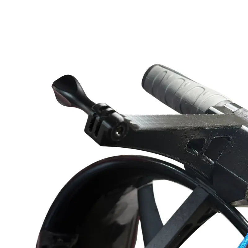 DiverCraft3D BlackTip T-Handle Single Long Arm Mount Black Close Up