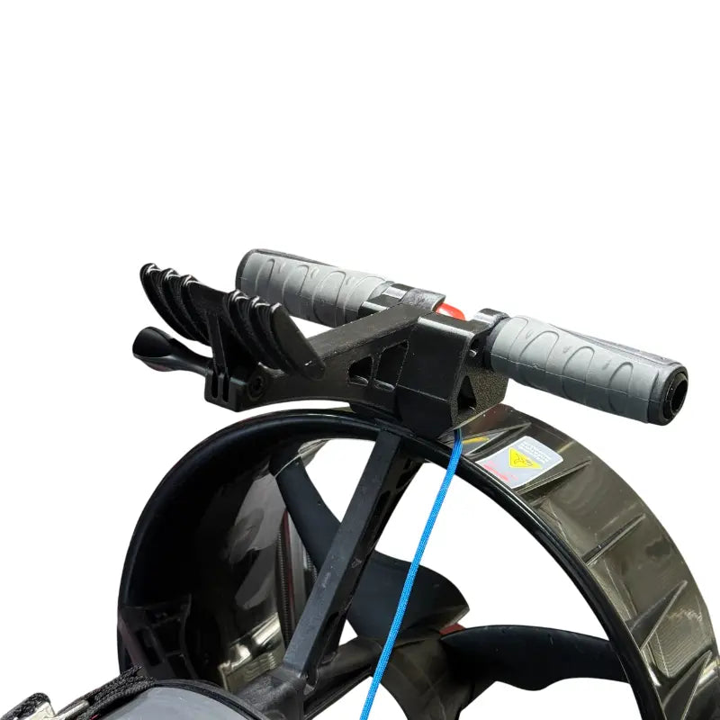 DiverCraft3D BlackTip T-Handle Black Universal Bungee Mount Attached