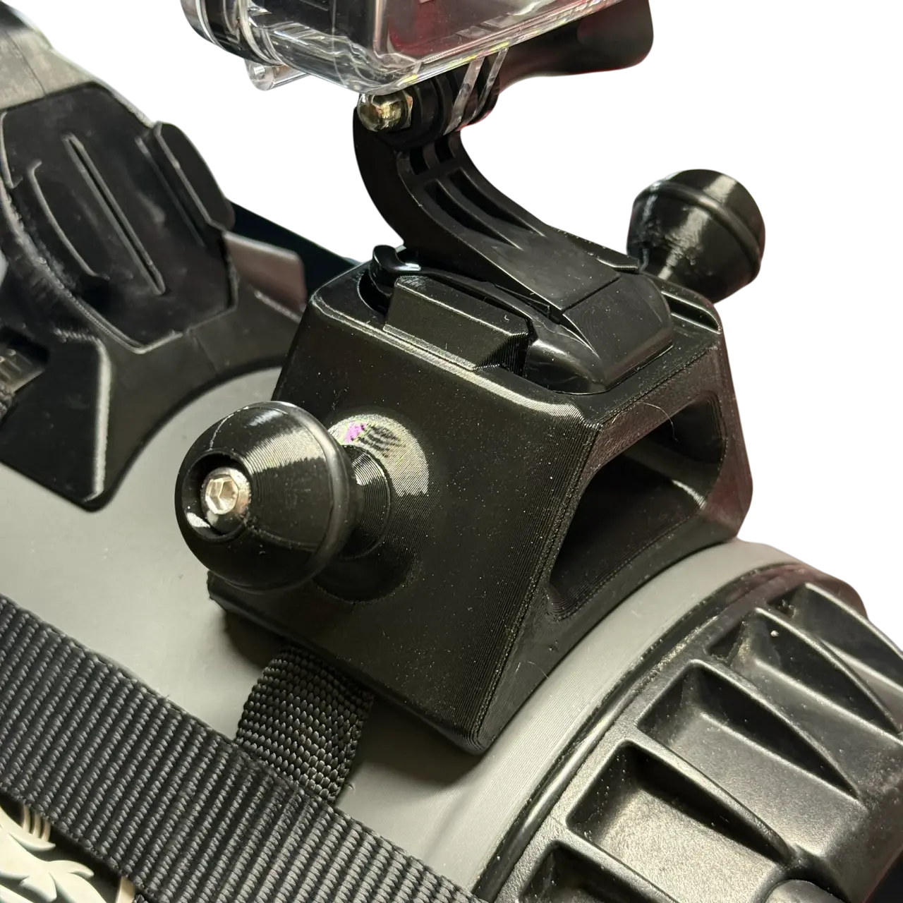 DIVERCRAFT3D Custom Underwater Scooter Accessories BlackTip DPV Action Camera and Ball Mount