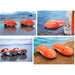 FIRDUO Electric Jet Bodyboard Flame Orange Collage