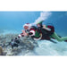 Santa and elf using dual Lefeet S1 Pro underwater scooters.