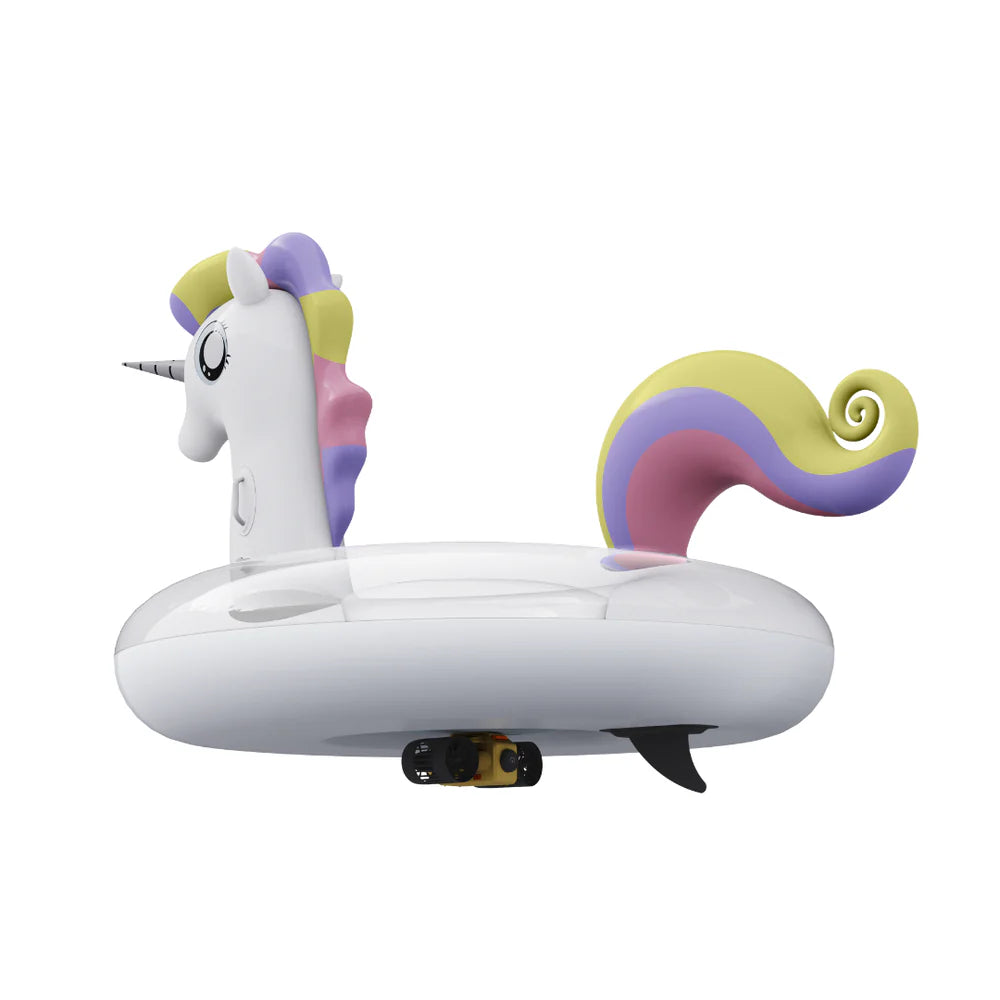 LEFEET Seagull C1 Fizzy Float Unicorn pool float side rear.