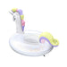 LEFEET Seagull C1 Fizzy Float Unicorn pool float side above view.