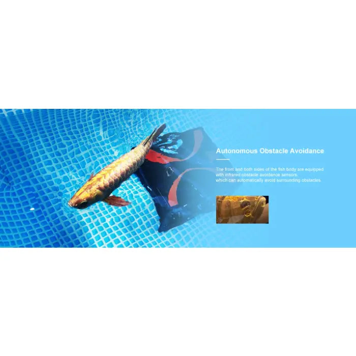 Robosea ROBOLAB-GL Robotic Fish obstacle avoidance.