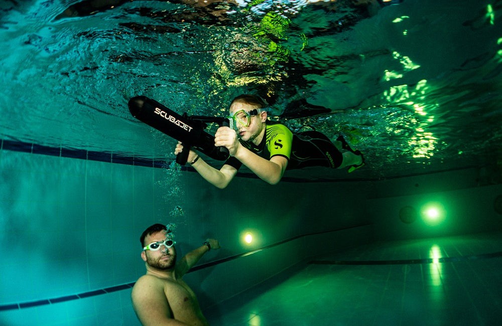 ScubaJet Pro All-in-One Kit Underwater Scooter
