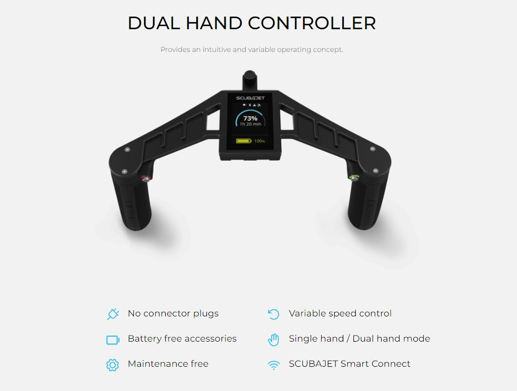 ScubaJet Pro DHC - Dual Hand Controller