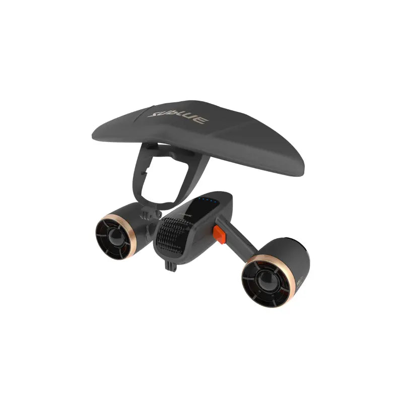 Sublue WhiteShark MixPro Underwater Scooter black front view showing removable floater