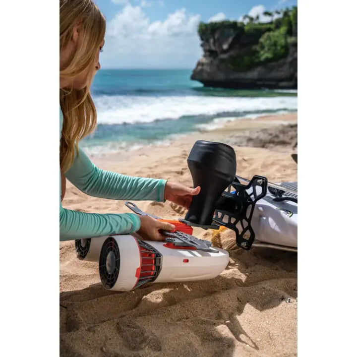 Sublue WhiteShark Tini Paddleboard Power Dual Motor Kit easy beach install