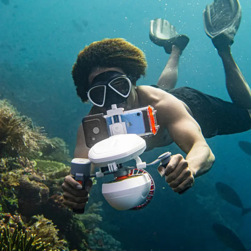 Sublue WhiteShark Tini Underwater Scooter Floater for Skin Diving
