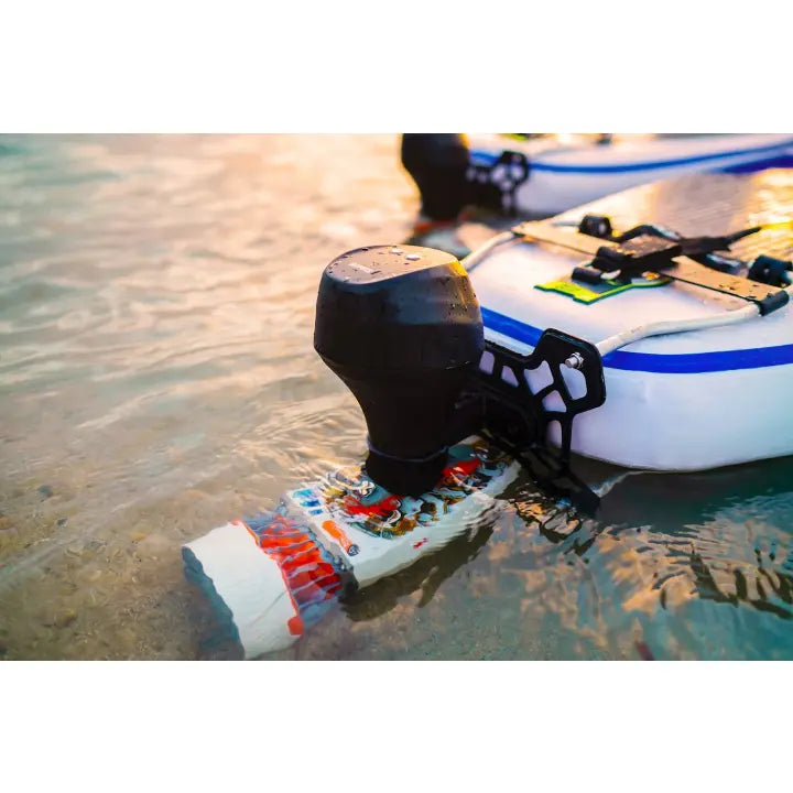 Sublue WhiteShark Tini Paddleboard Power Conversion Single Motor Kit easy launch from the beach