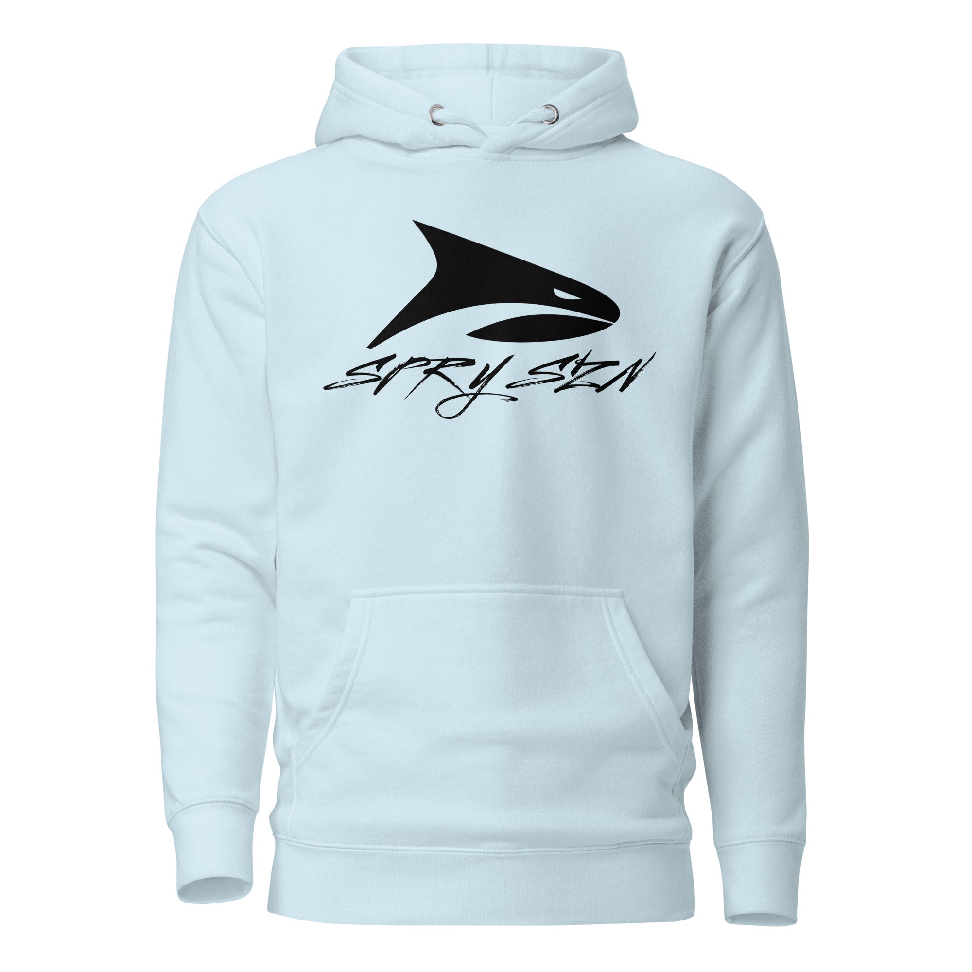 SPRY SZN Black Shark Pullover Hoodie