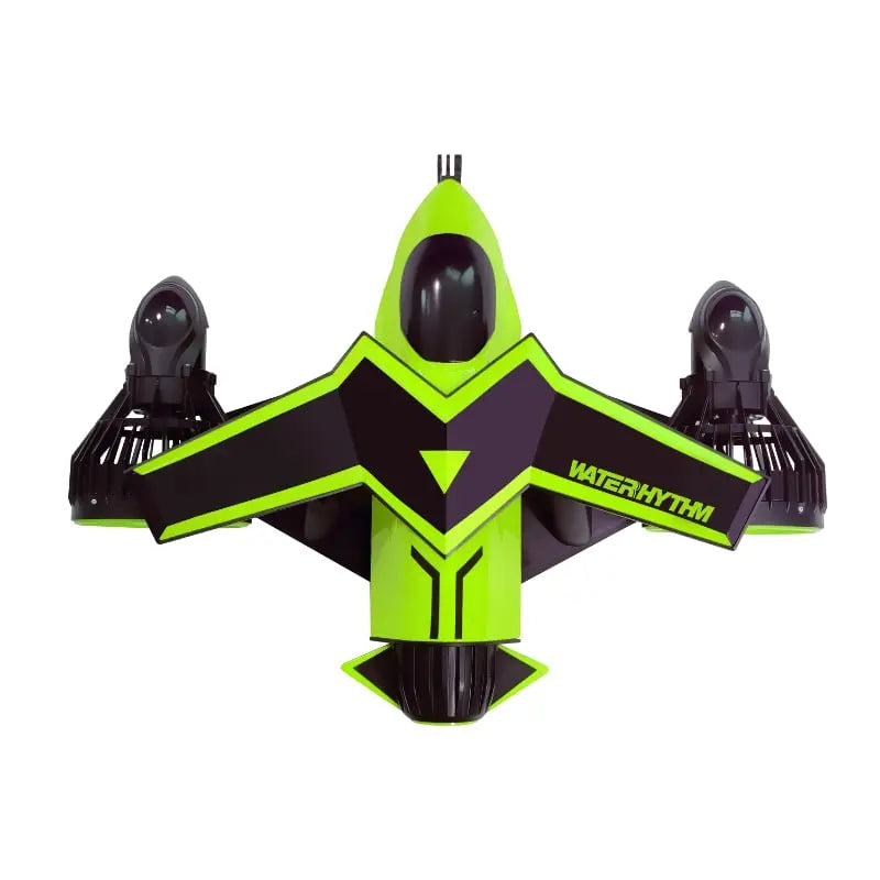 Waterhythm F2 Underwater Scooter Green Top View