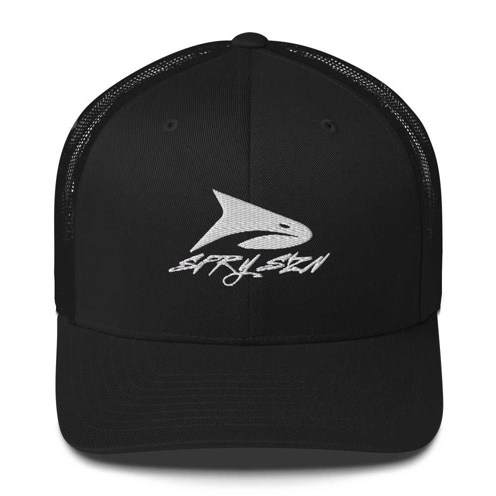 SPRY SZN White Shark Snapback Hat